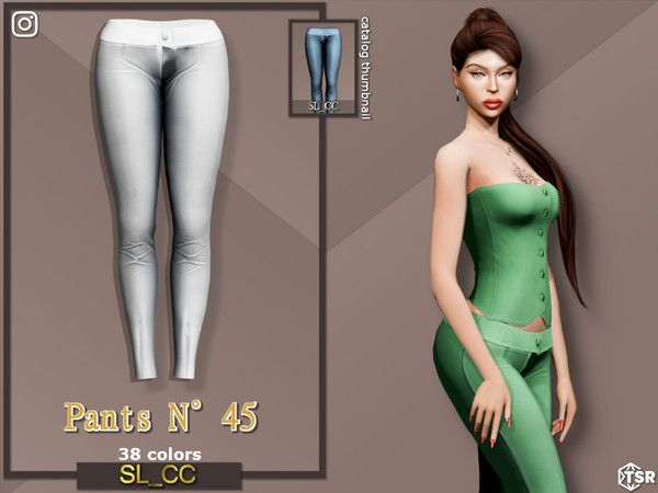 Sims 4 — SL_Pants_45 by SL_CCSIMS — -New mesh-