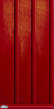 Sims 2 — Red Aluminum Siding by DOT — Red Aluminum Siding Red Aluminum Stained and Rusted