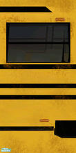 Sims 2 — Yellow Bus Living Panel7 by DOT — Yellow Bus Living Panel7 Yellow Bus Living. Roof Meshes by FA Cyclonesue.