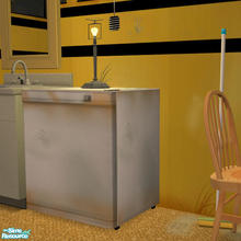Sims 2 — Yellow Bus Living Refrig by DOT — Yellow Bus Living Refrig Yellow Bus Living. Yellow Bus Living \'Do It Yourself