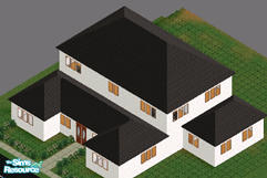 Sims 1 — Zorro's House by gummypeaches — 2 custom walls included: One from Jendea's Simitecture and one from Sims