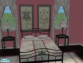 Sims 2 — Hannah bedroom set in pink by kristiemi —  From Simmery Barn Kids: The Hannah Bedroom set in pink. Includes