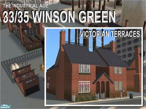 Sims 2 — 33-35 Winson Green by Cyclonesue — Old Victorian terraced houses in the heart of industrial Britain. The