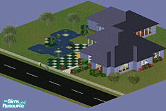Sims 1 — Winston Heights: Berry Lane by stephanie_b. — Winston Heights welcomes it's first Habitat for Humanity Home!