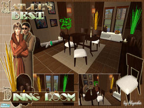 Sims 2 — Nature\'s Best Dining Room by Alyosha — The fifth in my Maxis Recolors series, this time it is a Dining Room