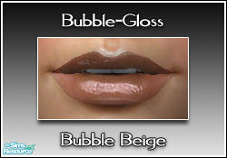 Sims 2 — Bubble-Gloss by elmazzz — -Shiny lipgloss with teeth in 6 sparkling shades.