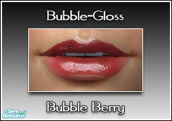Sims 2 — Bubble-Gloss by elmazzz — -Shiny lipgloss with teeth in 6 sparkling shades.
