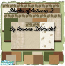Sims 2 — Shades of Autumn 2 by Rowena DeVandal — The second part of my \"Shades of Autumn\" series! Twenty-one