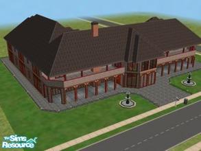 Sims 2 — Notso Residential by Saint_Sin — A stately, grand mansion for the whole family! See Also: Dorm and Secret
