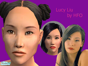 Sims 2 — Lucy Liu by Hellfrozeover — Lucy Liu, the star of Charlie's Angels, Kill Bill and Ally McBeal is now ready for