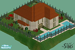 Sims 1 — Simtonia Manor by ladytimedramon — An elegant, luxurious manor house for the Sim family that's "moving on