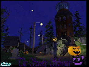 Sims 2 — Halloween Series Part 7 - The Spooky Schooner by shellybell55 — This old lighthouse has been abandoned for many