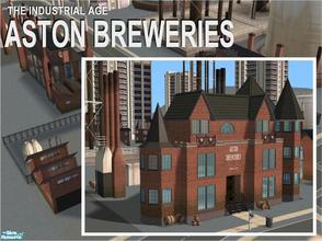 Sims 2 — Aston Breweries by Cyclonesue — Part of my Industrial Age series: a disused brewery in an English Victorian