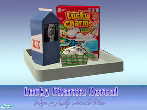 Sims 2 — Lucky Charms by Lady Darkfire — Lucky Charms cereal - breakfast choice.
