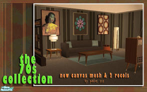 Sims 2 — The 70s Collection by Padre — Here are some kitschy 70s paintings to hang on your walls. Please don't clone