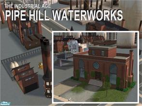 Sims 2 — Pipe Hill Waterworks by Cyclonesue — A disused waterworks ready for converting into a smart and unusual home.