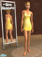 Sims 2 — Speckled Egg Yellow by DOT — Speckled Egg Yellow PJ Alpha by Dr. Pixel