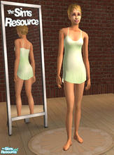 Sims 2 — Speckled Egg Green by DOT — Speckled Egg Green PJ Alpha by Dr. Pixel