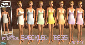 Sims 2 — Speckled Egg by DOT — Speckled Egg PJ Alpha by Dr. Pixel