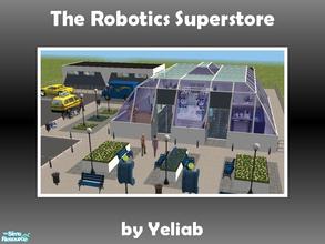 Sims 2 — The Robotics Superstore by Yeliab — A specialist, modern, Robotics and Electronics Showroom with car park.