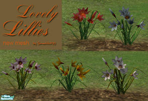 Sims 2 — Lovely Lillies by Simaddict99 — Plant some lovely lillies in your garden this spring. A wonderful addition to