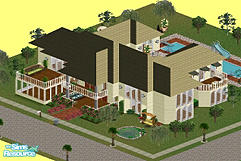 Sims 1 — Southern Comfort: Yellow Rose by stephanie_b. — Another fabulous Southern Comfort home with an awesome layout!