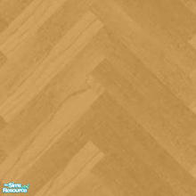 Sims 2 — Blond Wood Victorian Kitchen - floor by Simaddict99 — blond wood, herringbone floor