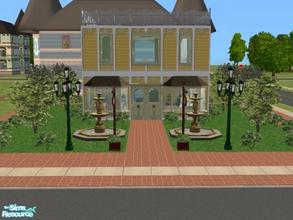 Sims 2 — Fancy Flowers by c_literati — A small community lot ready for your green-thumbed sims! You add the flowers. :)