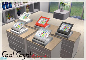 Sims 2 — Cool Cash - Touch screen set by linegud — A modern touch screen cash register..... **TSRAA**