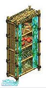 Sims 1 — Tiki Pantry by MissMokie — Excellent storage for vegetables, whether homegrown or purchased at the local market.