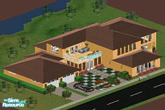 Sims 1 — Marmalade by stephanie_b. — Welcome to Marmalade! This house is designed in a Simagnificent contemporary style.