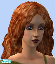 Sims 2 — Wind Blown Hair - Ginger by Simaddict99 — This recolor is in the correct color bin.loose, wind-blown, ginger