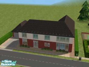 Sims 2 — Dickens Drive Family 3 by jrf_83 — Comprises of 3 bedrooms, 4 bathrooms, study, living room, kitchen and dining