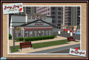 Sims 2 — Juicy Lucy's Drive-In by SimsLvrGrl — Hot food, good friends, cruising the strip - no better place to go when