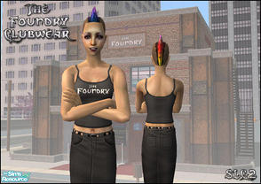 Sims 2 — Official Foundry Clubwear, Woman's Tank by SimsLvrGrl — 