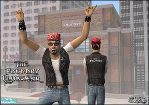 Sims 2 — Official Foundry Clubwear, Male Leathers by SimsLvrGrl — 