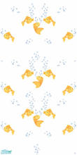 Sims 2 — Fish Bubbles Wallpaper by DOT — Fish with Bubbles Wallpaper Sims 2 by DOT of The Sims Resource.