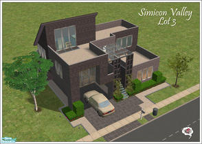 Sims 2 — Simicon Valley Lot 3 by SimsLvrGrl — Third lot in my Simicon Valley series. Compact and very playable, yet with