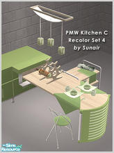 Sims 2 — PMW Kitchen C - Recolor set 4 by Sunair — PMW Kitchen C - Recolor set 4 (nature)