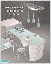 Sims 2 — PMW Kitchen C - Recolor set 2 by Sunair — PMW Kitchen C - Recolor set 2 (blue)