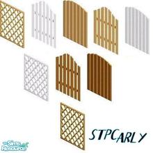 Sims 1 — Fences by STP Carly — Includes: 9 Fences
