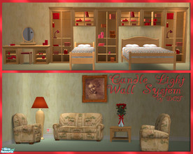 Sims 2 — Candle Light Wall System by DOT — Candle Light Wall System. Sims 2 by DOT of The Sims Resource.