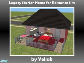 Sims 2 — Legacy Starter Home - Romance Sim by Yeliab — A starter home for the Legacy Challenge, especially designed for a