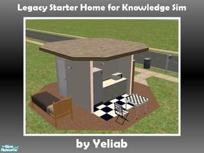 Sims 2 — Legacy Starter Home - Knowledge Sim by Yeliab — A starter home for the Legacy Challenge, especially designed for