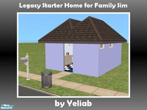Sims 2 — Legacy Starter Home - Family Sim by Yeliab — A Starter Home for the Legacy Challenge, especially designed for a