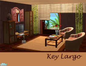 Sims 2 — Key Largo  by Sasilia — An exotic livingroom for your Sims