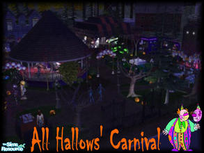 Sims 2 — Halloween Series Part 8 - All Hallows\' Carnival by shellybell55 — Come join the Halloween fun at the Haunted