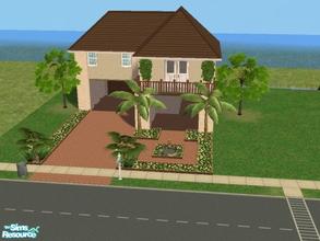Sims 2 — The Tropical Vacation Home by GlitteringSparkles — Enjoy this 2 bedroom, 1 bath vacation home for your sims. Not