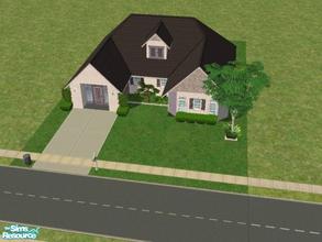 Sims 2 — The Milbend Home by GlitteringSparkles — Enjoy this starter home for your Sims. Includes 3 bedrooms, 2 baths,