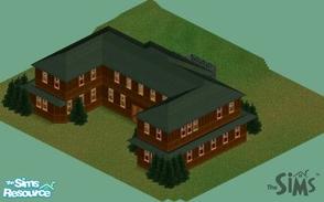 Sims 1 — Countryside: Autumn twilight by rainier3 — The House based on the countryside and the season of autumn, with the